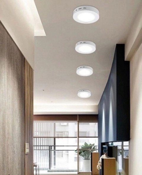 Panel natynkowy LED 22cm 18W 6000K 1750lm kąt świecenia 120° Panel natynkowy LED 22cm 18W 6000K 1750lm kąt świecenia 120°