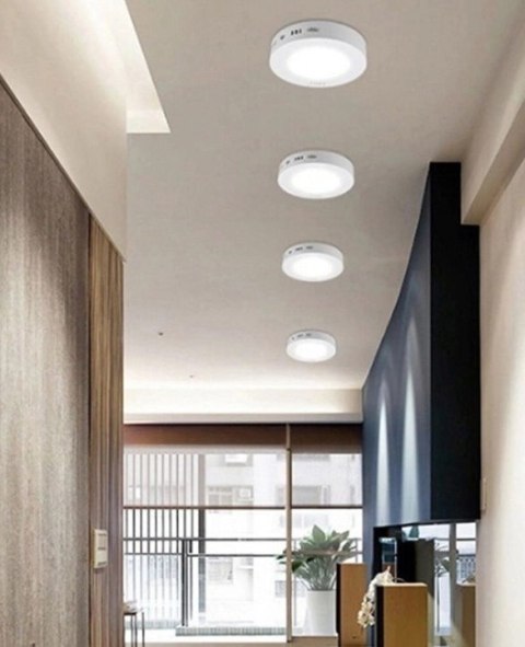 Panel natynkowy LED 30cm 24W 6000K 2200lm kąt świecenia 120° Panel natynkowy LED 30cm 24W 6000K 2200lm kąt świecenia 120°