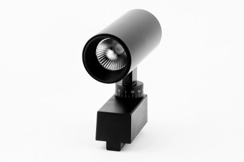 Reflektor LED lampa szynowa czarna 10W 1 fazowa 3000K 1000lm kąt świecenia 20°