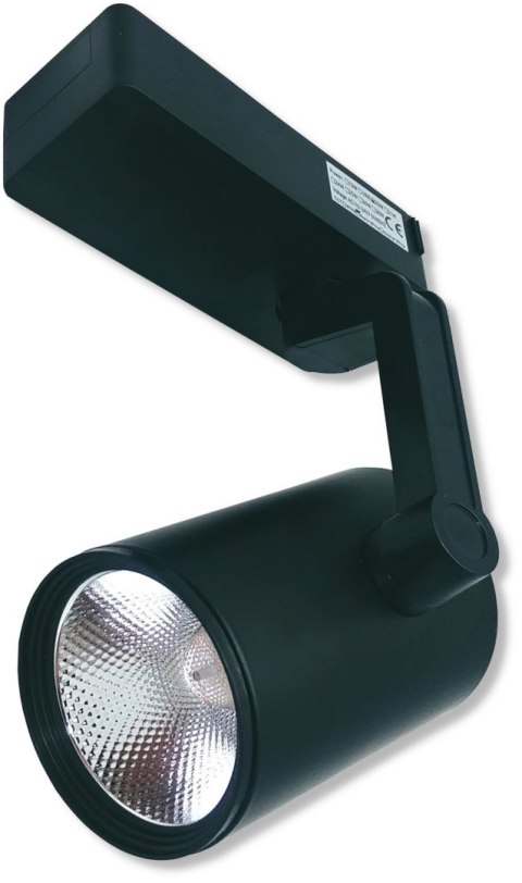 Reflektor LED lampa szynowa czarna 20W 1 fazowa 3000K 2000lm kąt świecenia 30° Reflektor LED lampa szynowa czarna 20W 1 fazowa 3000K 2000lm kąt świecenia 30°
