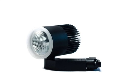 Reflektor LED szynowy lampa szynowa 30W 1 faza 4000K-4500K 3550lm kąt świecenia 30° dioda COB Reflektor LED szynowy lampa szynowa 30W 1 faza 4000K-4500K 3550lm kąt świecenia 30° dioda COB