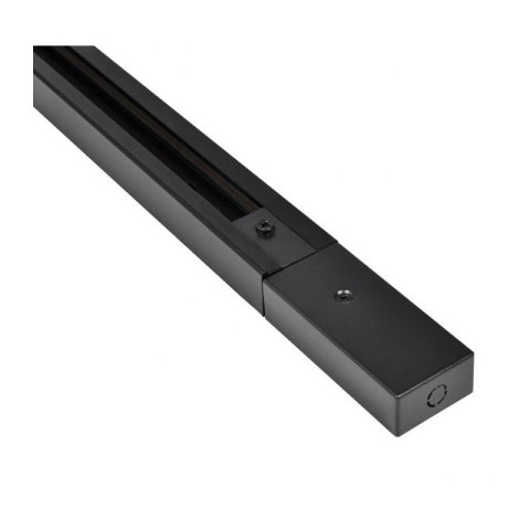 Szyna 1 fazowa czarna 2mb listwa szynowa do lamp + zasilanie zaślepka Szyna 1 fazowa czarna 2mb listwa szynowa do lamp + zasilanie zaślepka