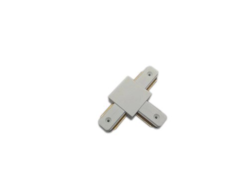 Złączka łącznik 1 fazowy 3,5 cm do listwy szynowej w kolorze białym Złączka łącznik 1 fazowy 3,5 cm do listwy szynowej w kolorze białym