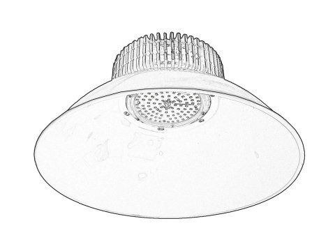 Lampa magazynowa LED biała 200W 5700K 22000lm Lampa magazynowa LED biała 200W 5700K 22000lm