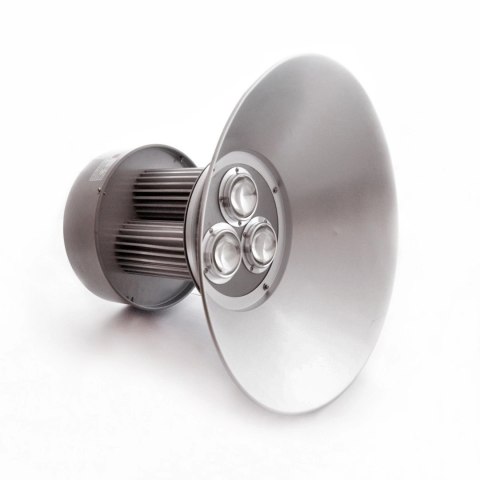 Lampa magazynowa LED srebrna 150W 5000K 15000lm kąt świecenia 120°