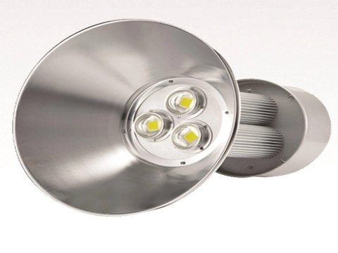 Lampa magazynowa LED srebrna 150W 5000K 15000lm kąt świecenia 120°