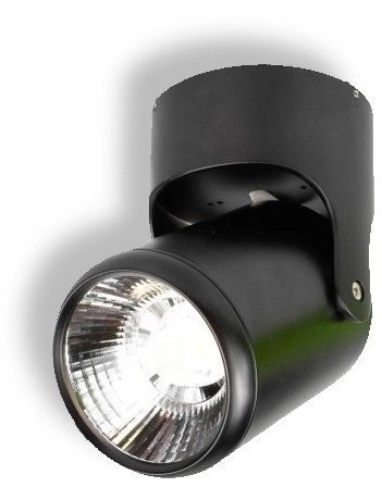 Reflektor LED lampa natynkowa czarna 15W 4500K 300lm kąt świecenia 24° Reflektor LED lampa natynkowa czarna 15W 4500K 300lm kąt świecenia 24°
