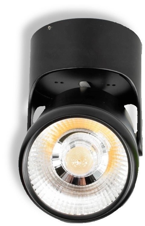 Reflektor LED lampa natynkowa czarna 15W 4500K 300lm kąt świecenia 24° Reflektor LED lampa natynkowa czarna 15W 4500K 300lm kąt świecenia 24°