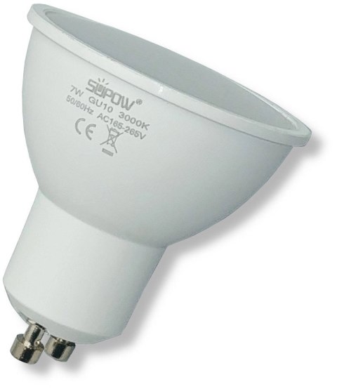 Żarówka LED GU10 7W 3000K 700lm 230V Żarówka LED GU10 7W 3000K 700lm 230V