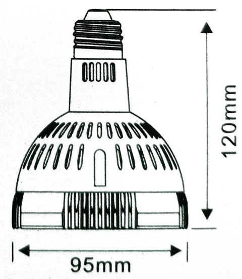 Żarówka E27 LED PAR30 biała 24° 45W 4000K do doświetlania roślin Żarówka E27 LED PAR30 biała 24° 45W 4000K do doświetlania roślin