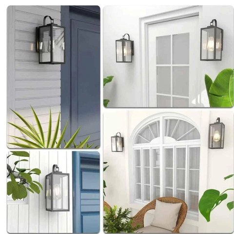 Lampa Elewacyjna Kinkiet Ogrodowy E27 LED Latarnia na Filament