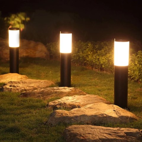 Lampa LED ogrodowa 45 cm zewnętrzny słupek stojący E27 Lampa LED ogrodowa 45 cm zewnętrzny słupek stojący E27