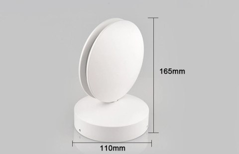 Lampa elewacyjna natynkowa kinkiet biała 9W 900lm Yellow IP65 Lampa elewacyjna natynkowa kinkiet biała 9W 900lm Yellow IP65