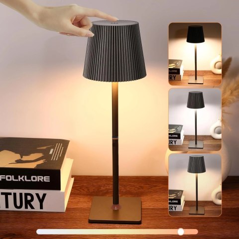 Lampka LED biurkowa bezprzewodowa do restauracji hotelu 3 tryby 2,5W Lampka LED biurkowa bezprzewodowa do restauracji hotelu 3 tryby 2,5W