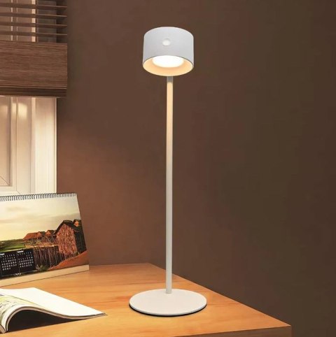 Lampka LED biurkowa kinkiet magnetyczna bezprzewodowa 3w1 biała 10W USB Lampka LED biurkowa kinkiet magnetyczna bezprzewodowa 3w1 biała 10W USB
