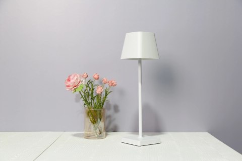 Lampka LED dotykowa biurkowa nocna stołowa biała USB 5W Lampka LED dotykowa biurkowa nocna stołowa biała USB 5W