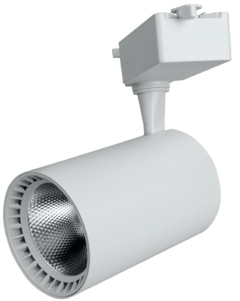 Reflektor LED szynowy lampa szynowa 30W 1 fazowa 4000K biała Reflektor LED szynowy lampa szynowa 30W 1 fazowa 4000K biała