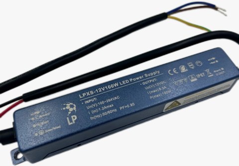 ZASILACZ 100W 12V HERMETYCZNY LPXS100W SLIM IP67 ZASILACZ 100W 12V HERMETYCZNY LPXS100W SLIM IP67