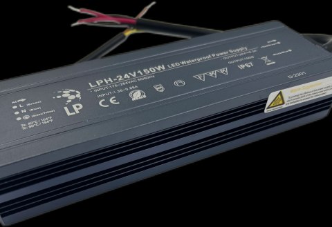 ZASILACZ 150W 24V HERMETYCZNY LPH150W EKSTRA SLIM IP67 ZASILACZ 150W 24V HERMETYCZNY LPH150W EKSTRA SLIM IP67