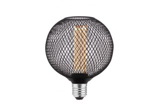 Lampa sufitowa LED wisząca czarna nowoczesna ciepła barwa 12W
