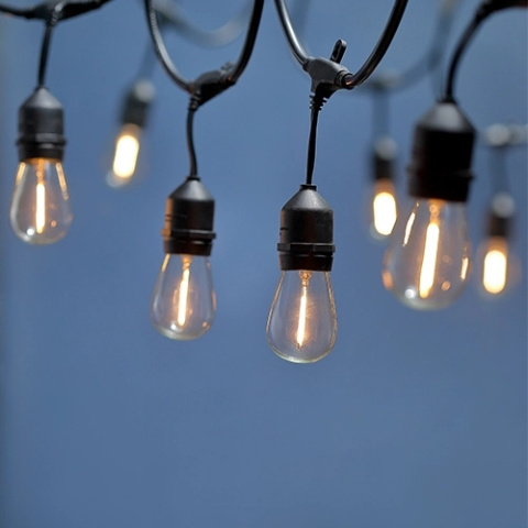 Zestaw girlanda ogrodowa żarówkowa 20m 20pkt+20szt żarówka Edison Filament LED 1W ST45 E27 2800K Zestaw girlanda ogrodowa żarówkowa 20m 20pkt+20szt żarówka Edison Filament LED 1W ST45 E27 2800K
