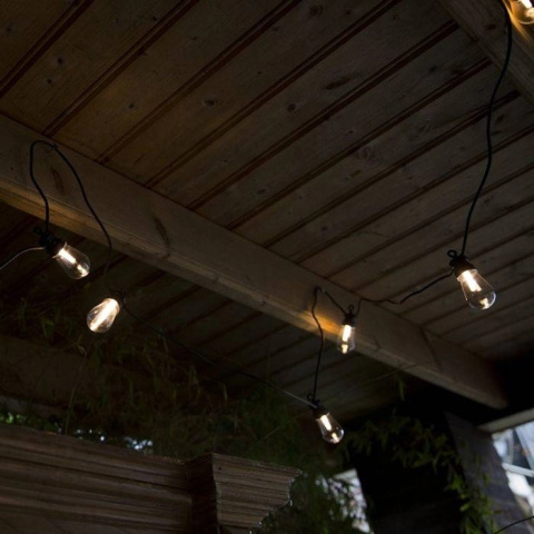 Zestaw girlanda ogrodowa żarówkowa 20m 20pkt+20szt żarówka Edison Filament LED 1W ST45 E27 2800K Zestaw girlanda ogrodowa żarówkowa 20m 20pkt+20szt żarówka Edison Filament LED 1W ST45 E27 2800K