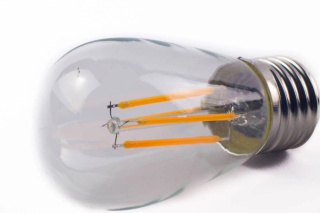 Zestaw girlanda ogrodowa żarówkowa 5m 5pkt + 5szt żarówka vintage Edison LED 4W ST45 E27 2800K