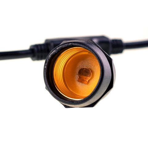 Zestaw girlanda ogrodowa żarówkowa 5m 5pkt+5szt żarówka Edison LED 6W A60 E27 2300K