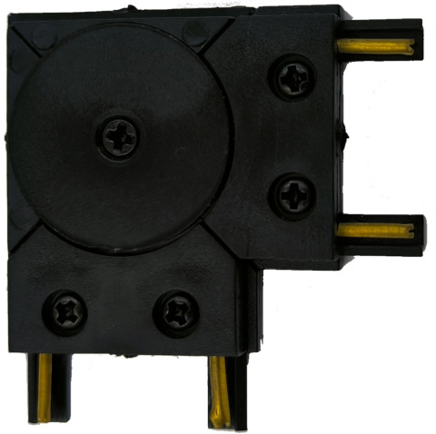 Łącznik do szynoprzewodu magnetycznego 1F natynkowego Ultra Slim czarny 90° Łącznik do szynoprzewodu magnetycznego 1F natynkowego Ultra Slim czarny 90°