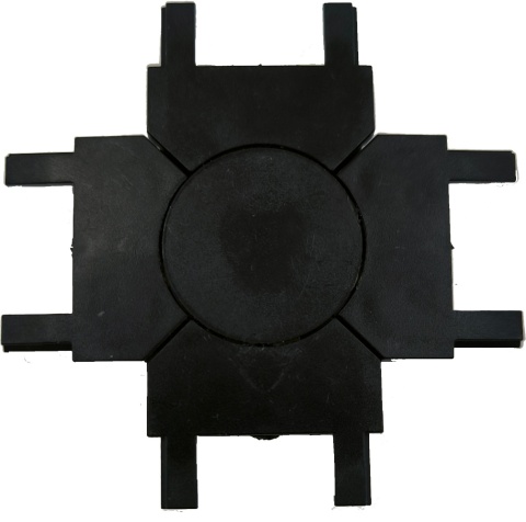 Łącznik krzyżowy do szynoprzewodu magnetycznego 1F natynkowego Ultra Slim Łącznik krzyżowy do szynoprzewodu magnetycznego 1F natynkowego Ultra Slim