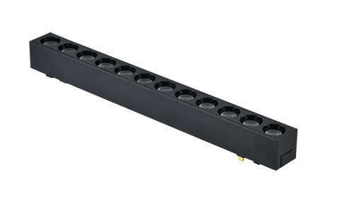 Oświetlenie szynowe magnetyczne 2x SZYNA 1m + 3x10W lampa liniowa + 3x12W lampa liniowa magnetyczna zimna barwa LED + złączka