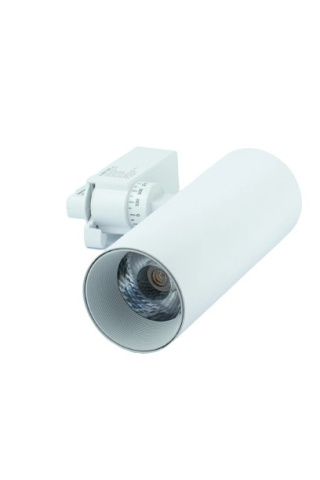 Reflektor LED lampa szynowa biała 20W 1 fazowa 4000K 1800lm kąt świecenia 30°
