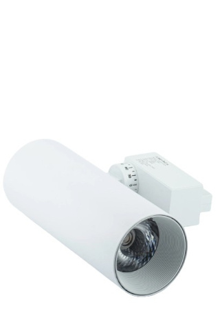 Reflektor LED lampa szynowa biała 20W 1 fazowa 6000K 1800lm kąt świecenia 30°