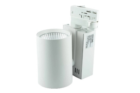 Reflektor LED lampa szynowa biała 35W 3 fazowa 4500K 3500lm kąt świecenia 35° Reflektor LED lampa szynowa biała 35W 3 fazowa 4500K 3500lm kąt świecenia 35°