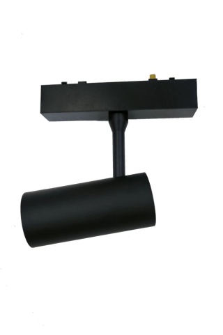 Reflektor Spot Szynowy Magnetyczny LED 10W 3000K 48V Czarny - Nowoczesne Oświetlenie