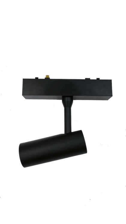 Reflektor Spot Szynowy Magnetyczny LED 7W 3000K 48V Czarny - Nowoczesne Oświetlenie