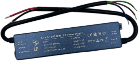 ZASILACZ 200W 12V HERMETYCZNY LPXS200W SLIM IP67 ZASILACZ 200W 12V HERMETYCZNY LPXS200W SLIM IP67