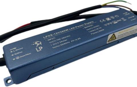 ZASILACZ 200W 12V HERMETYCZNY LPXS200W SLIM IP67 ZASILACZ 200W 12V HERMETYCZNY LPXS200W SLIM IP67