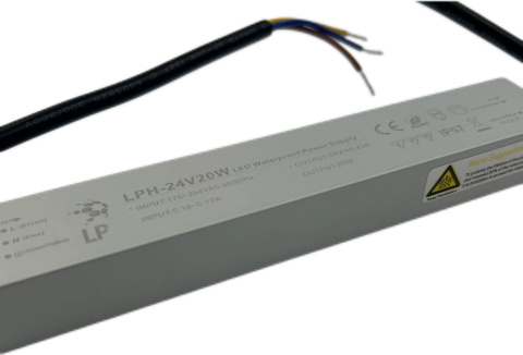 ZASILACZ 20W 24V HERMETYCZNY LPH20W EKSTRA SLIM IP67 ZASILACZ 20W 24V HERMETYCZNY LPH20W EKSTRA SLIM IP67