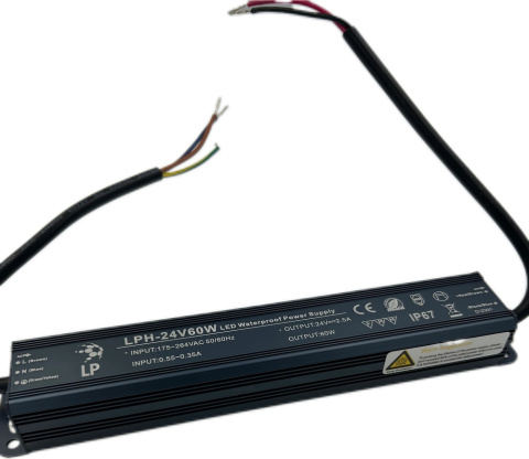 ZASILACZ 60W 24V HERMETYCZNY LPH60W EKSTRA SLIM IP67 ZASILACZ 60W 24V HERMETYCZNY LPH60W EKSTRA SLIM IP67