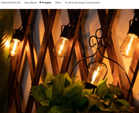 Żarówka vintage retro Edison Filament LED 1W ST45 E27 2300K barwa ciepła Żarówka vintage retro Edison Filament LED 1W ST45 E27 2300K barwa ciepła