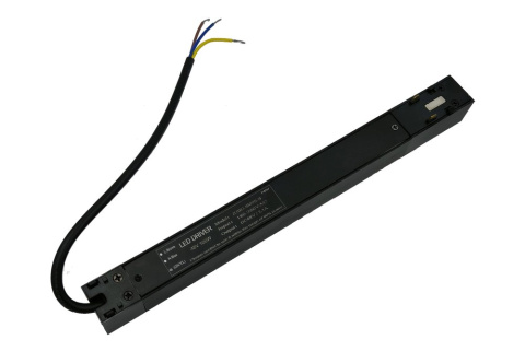 Zasilacz do szyny magnetycznej 1 fazowej wpinany czarny 100W 48V Zasilacz do szyny magnetycznej 1 fazowej wpinany czarny 100W 48V