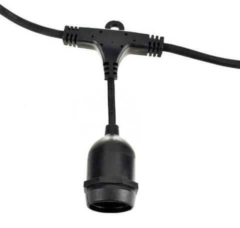 Zestaw girlanda ogrodowa żarówkowa 5m 5pkt+5szt żarówka vintage Edison LED 4W G80 E27 2300K