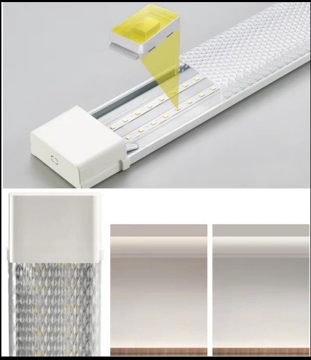 Lampa garaż mocna płaska LED 120cm 60W 4000K 6600lm