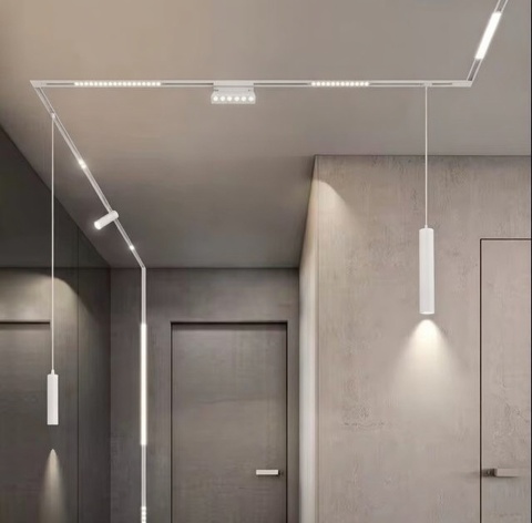 Lampa magnetyczna LED 10W 4000K szynowa liniowa biała 48V