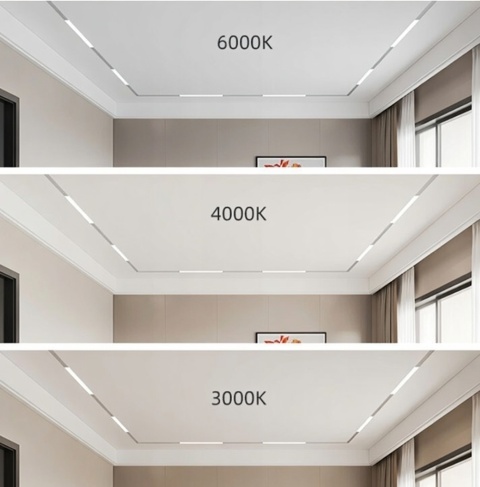 Lampa magnetyczna LED 12W 4000K szynowa liniowa biała 48V