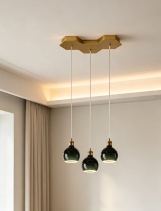 Lampa sufitowa LED wisząca nowoczesna ciepła barwa 9W 2200K