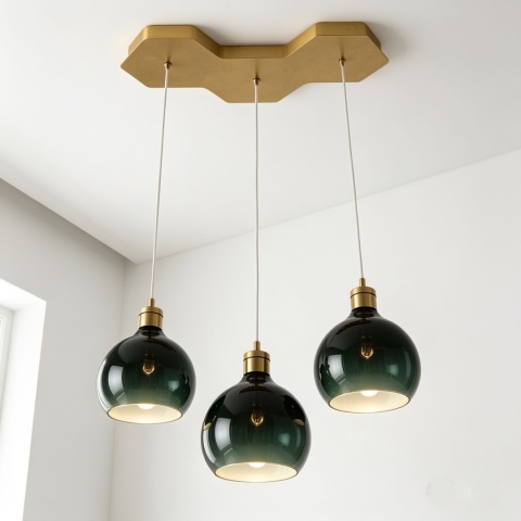 Lampa sufitowa LED wisząca nowoczesna ciepła barwa 9W 2200K