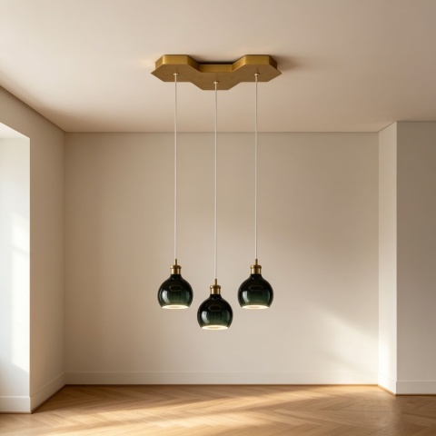 Lampa sufitowa LED wisząca nowoczesna ciepła barwa 9W 2200K