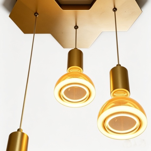 Lampa sufitowa LED wisząca nowoczesna ciepła barwa 9W 2200K